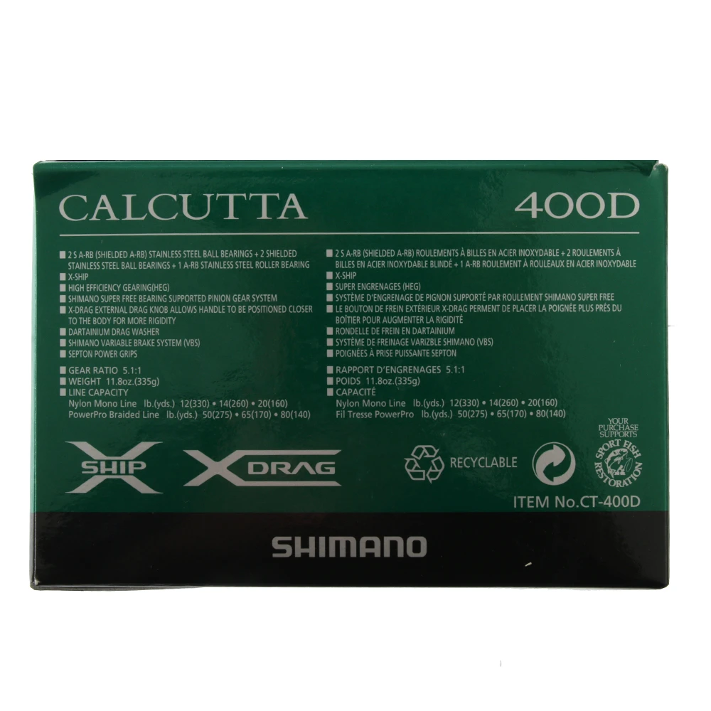 Shimano Calcutta 400 D Baitcaster Reel - Image 2
