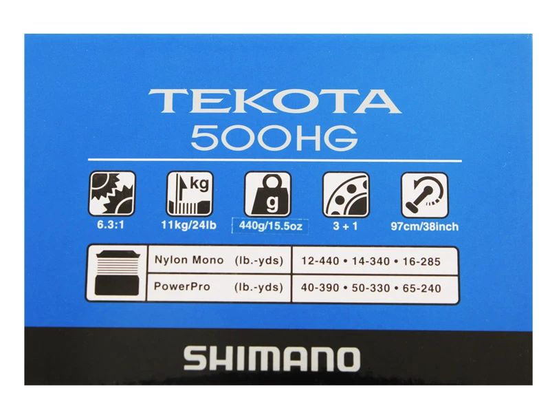 Shimano Tekota 500 A-HG Baitcast Reel - Image 2