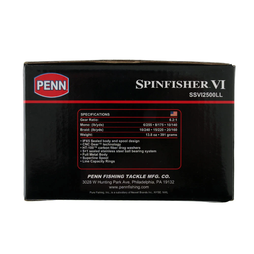 PENN Spinfisher VI 2500 Live Liner Spinning Reel - Image 2