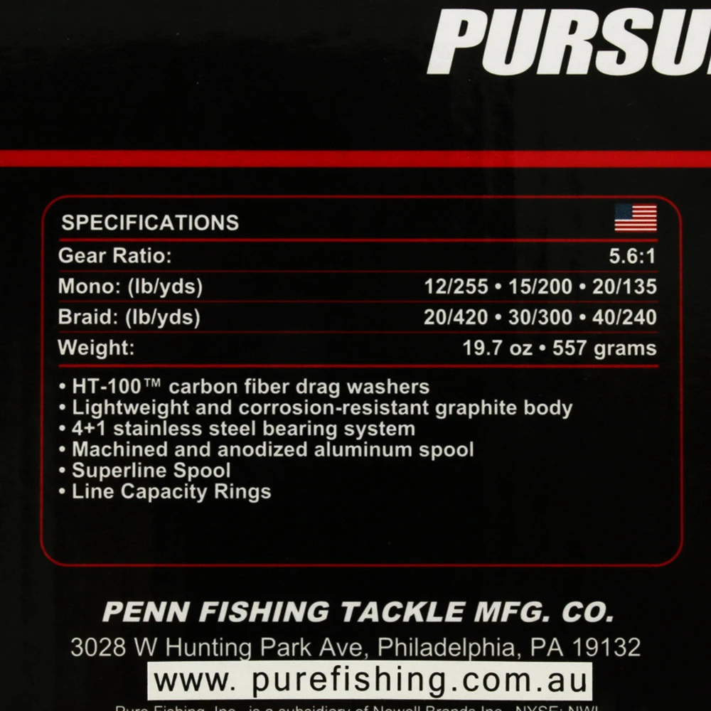 PENN Pursuit III 5000 Spinning Reel - Image 2