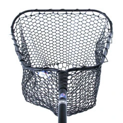 Nacsan Rubber Landing Net With Grip Large Black