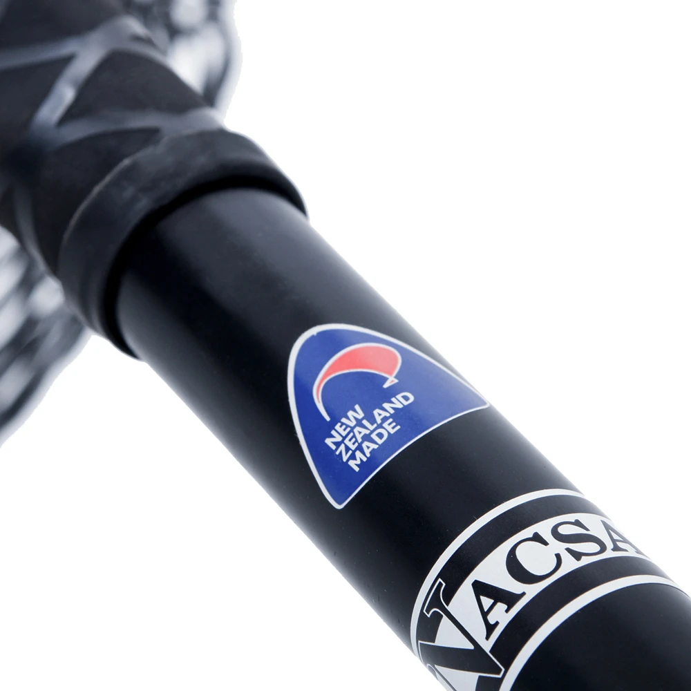 Nacsan Rubber Landing Net With Grip Large Black - Image 2
