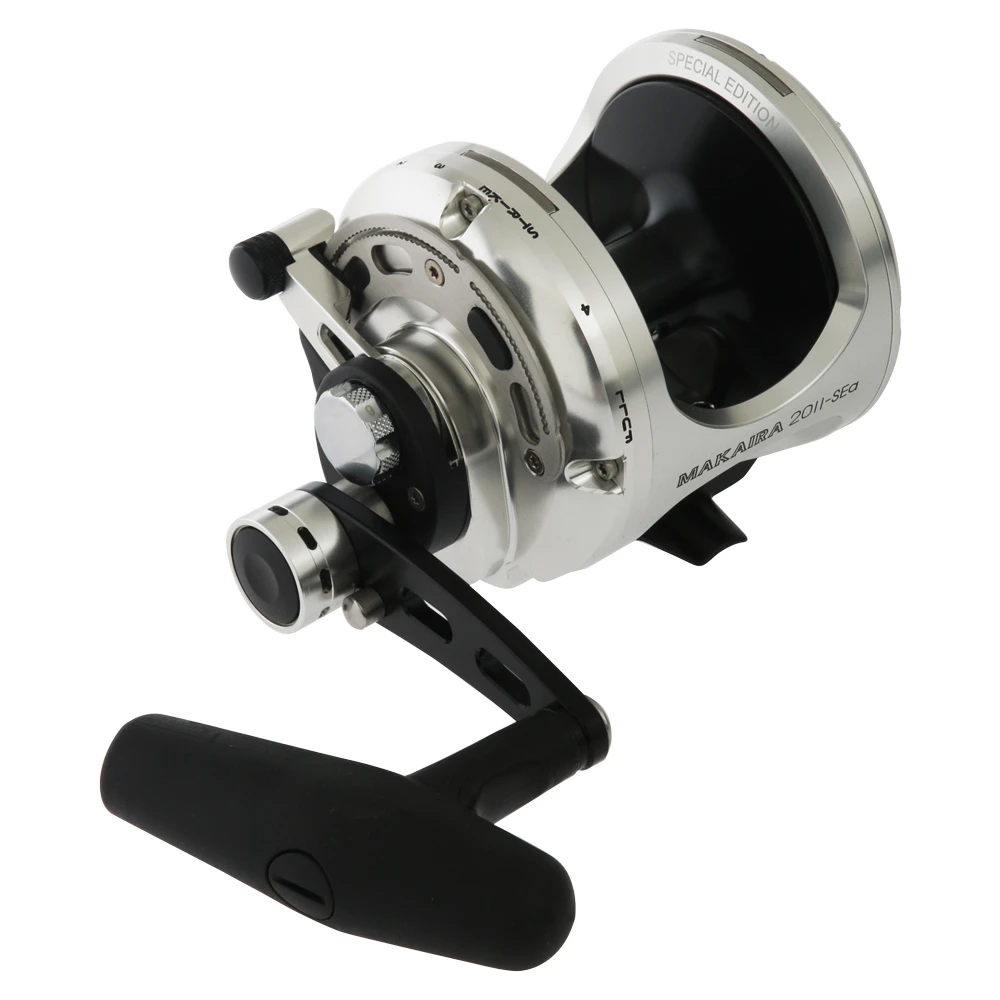 Okuma Makaira 20 SEa Silver 2-Speed Game Reel - Image 3