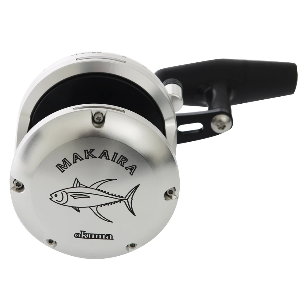 Okuma Makaira 20 SEa Silver 2-Speed Game Reel - Image 4