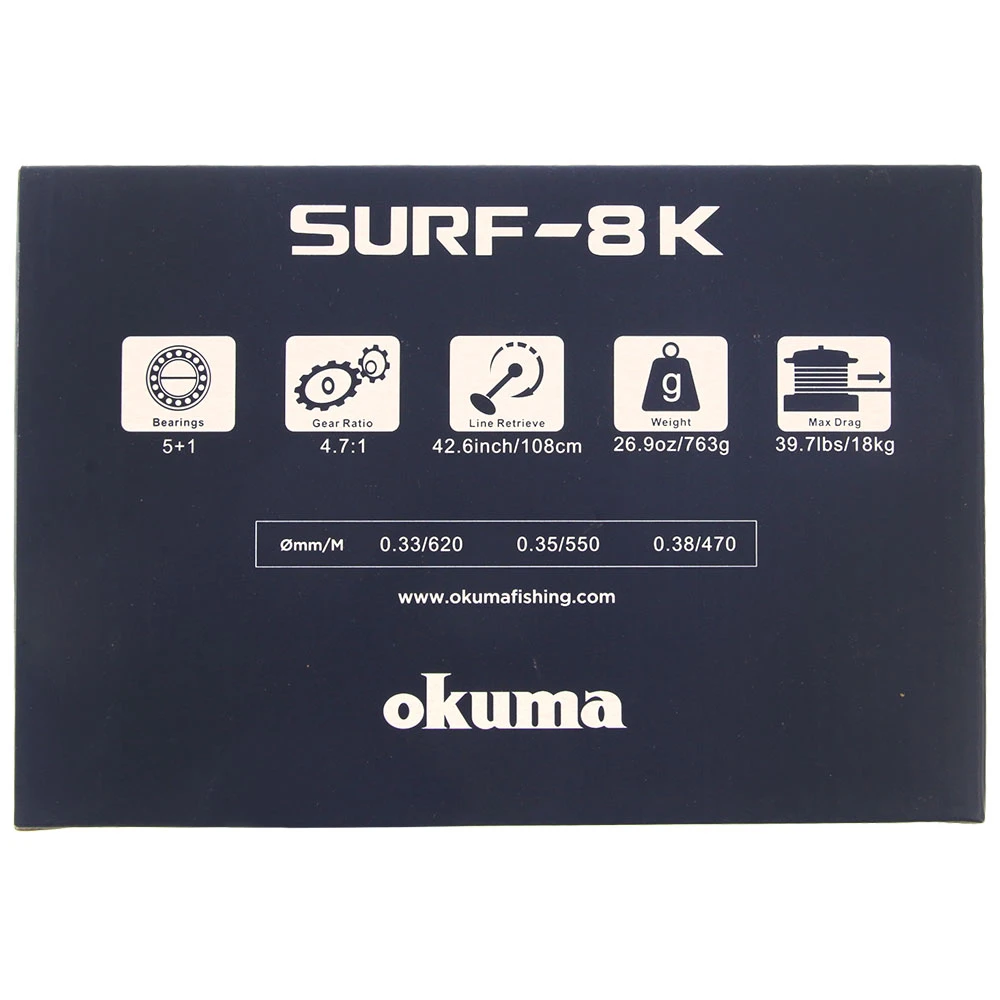 Okuma Surf 8k Spinning Surf Reel - Image 2