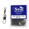 Sea Harvester Blue Interlock Snap Swivels Bulk Pack