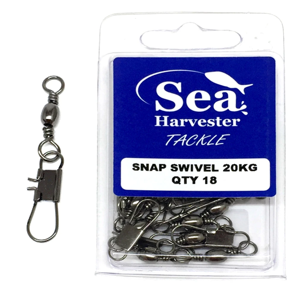 Sea Harvester Blue Interlock Snap Swivels Bulk Pack - Image 4