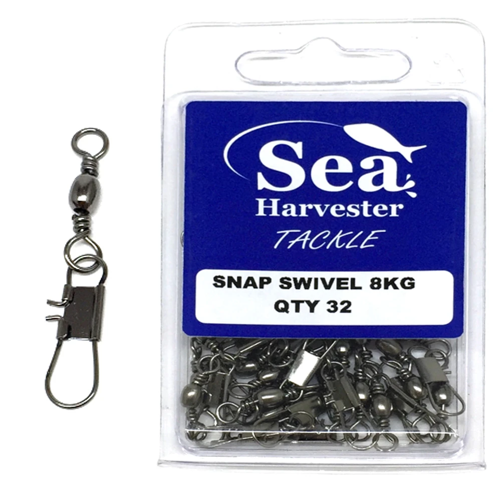 Sea Harvester Blue Interlock Snap Swivels Bulk Pack - Image 2