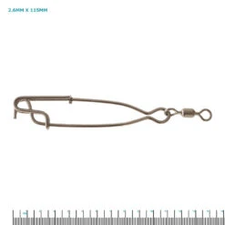 Sea Harvester Shark Clip With Swivel 5/0 2.6mm X 115mm