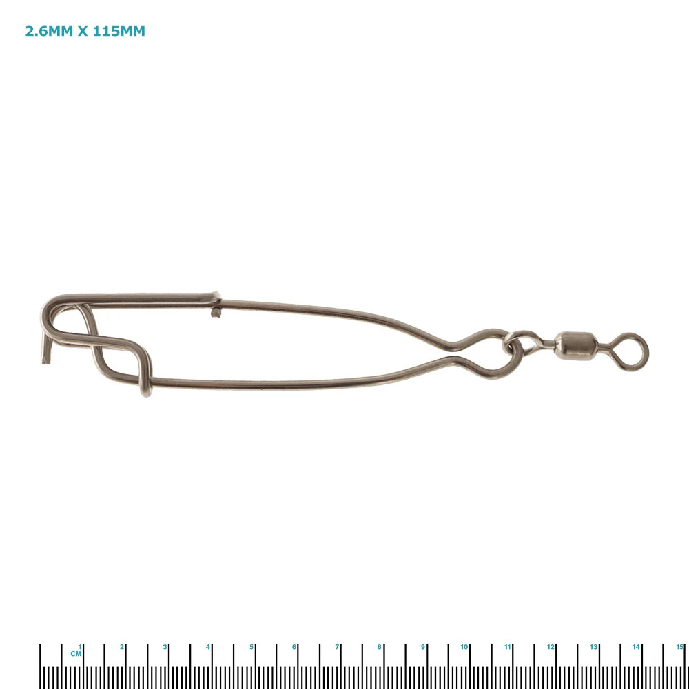 Sea Harvester Shark Clip With Swivel 5/0 2.6mm X 115mm