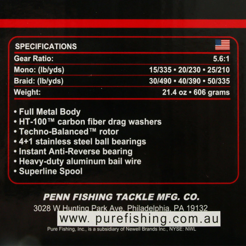 PENN Fierce III 6000 Spinning Reel - Image 2