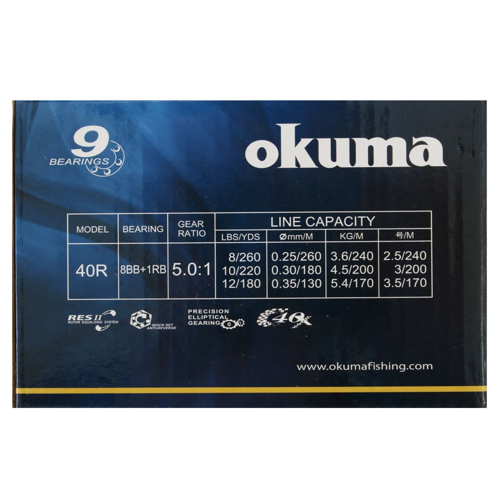 Okuma Inspira Red 40 Spinning Reel - Image 2