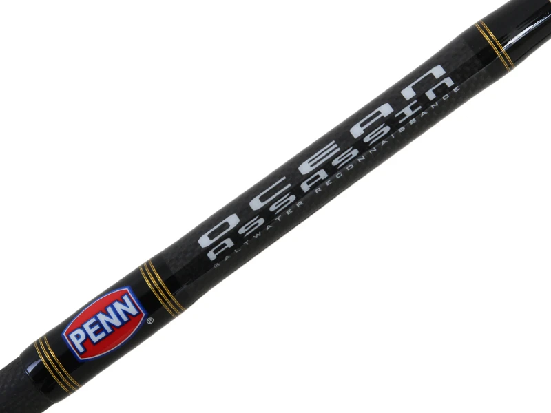 PENN Ocean Assassin 712M Spinning Soft Bait Rod 7ft 1in PE1.5-3 2pc - Image 6