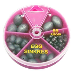 White Label Egg Sinkers Assorted Pack Qty 55