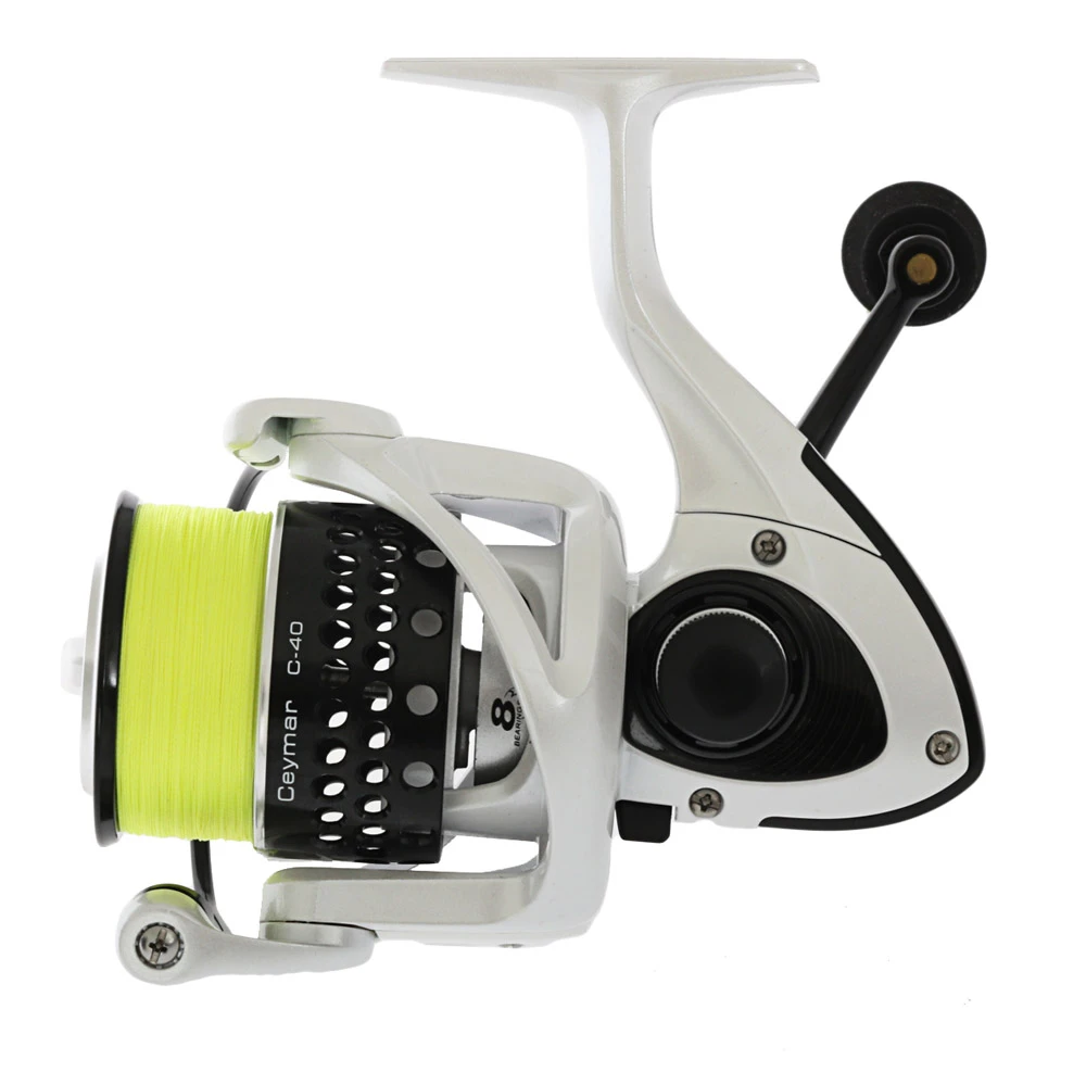 Okuma Ceymar White Spinning Reel With Braid - Image 6