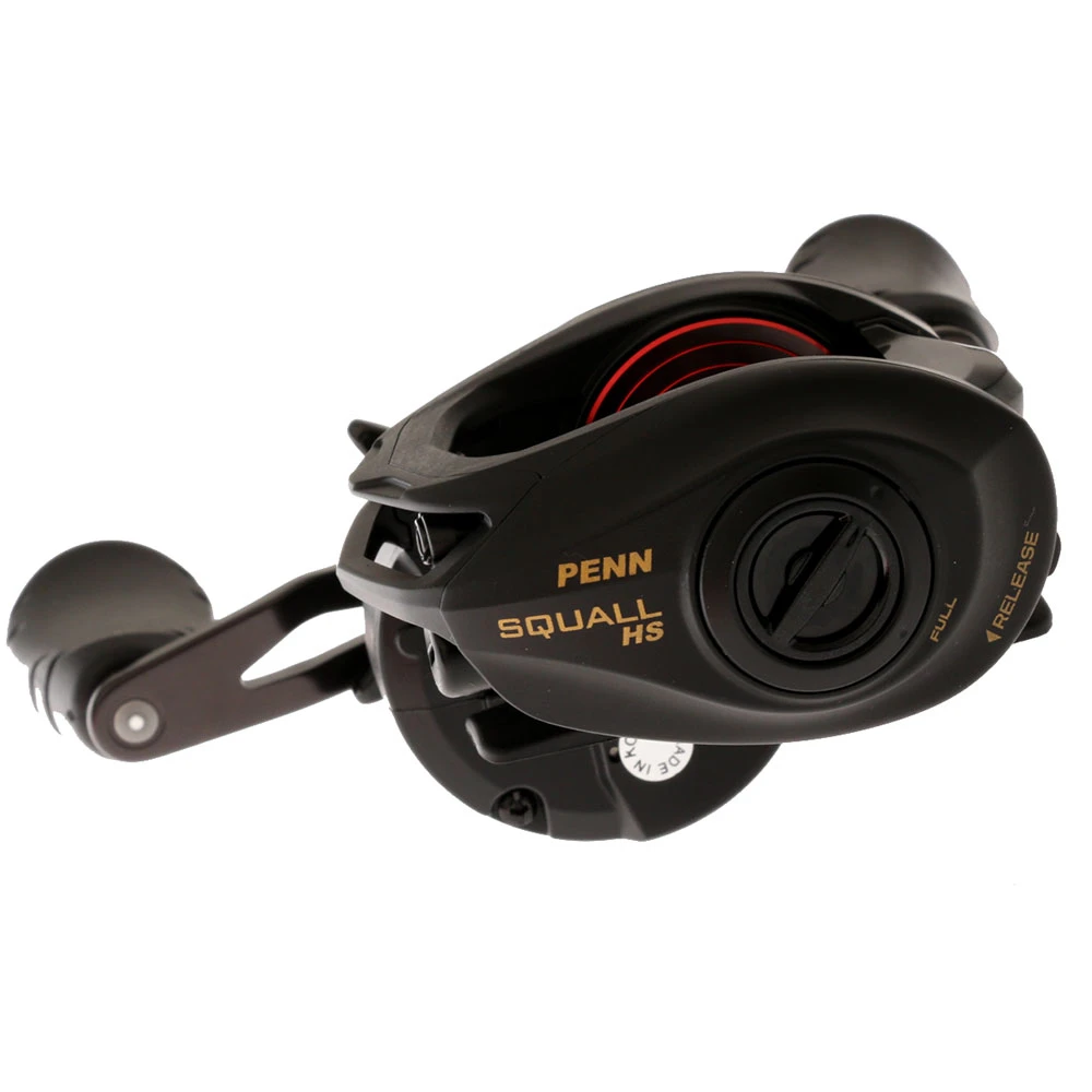 PENN Squall 200 Low Profile High Speed Baitcaster Reel - Image 5