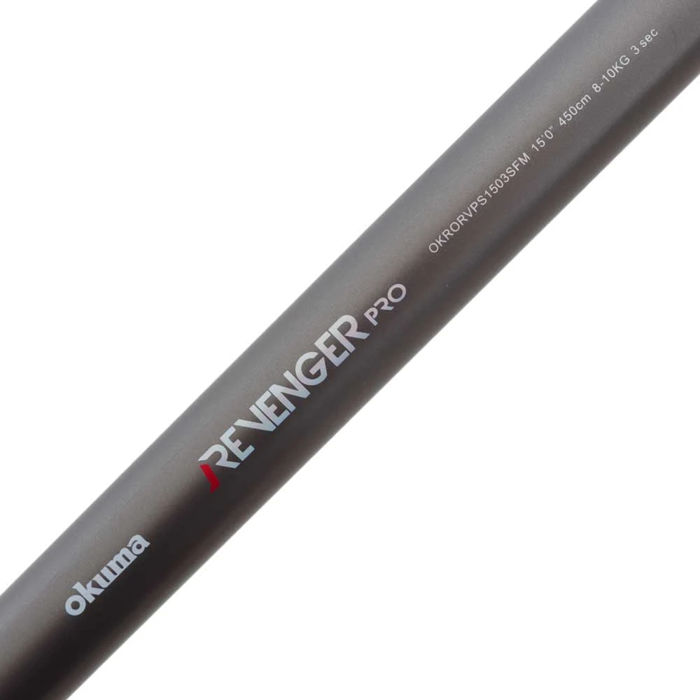Okuma Revenger Pro Medium Wood Spud Surf Rod 15ft 3pc - Image 3
