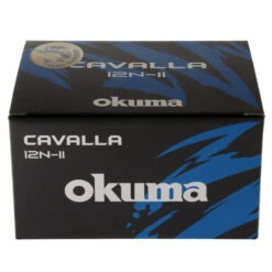 Okuma Cavalla 12 Narrow 2-Speed Lever Drag OH Boat Reel Silver