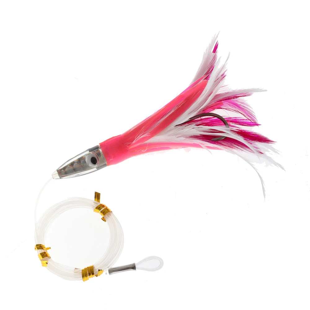 Kilwell Pacific Tuna Tickler Rigged Tuna Lure 140mm Pink/White - Image 2