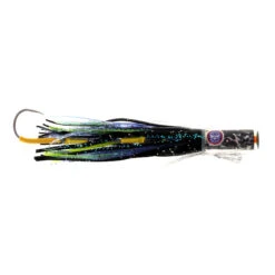 Pakula Paua Hothead Zipper Rigged Game Lure 194mm Black Betty
