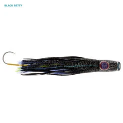 Pakula Paua Hothead Smoking Jo Game Lure 441mm - Rigged Black Betty