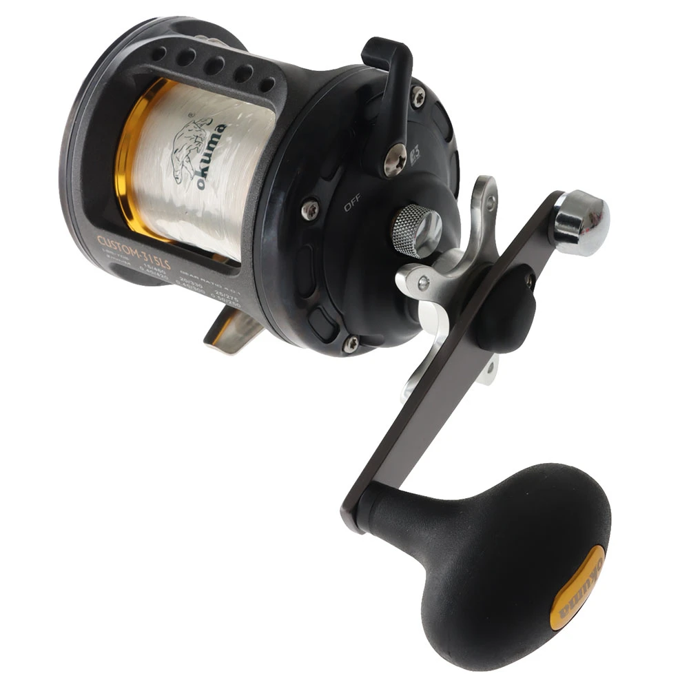 Okuma Custom-315LS Level Wind Boat Reel With 10kg Line - Image 2