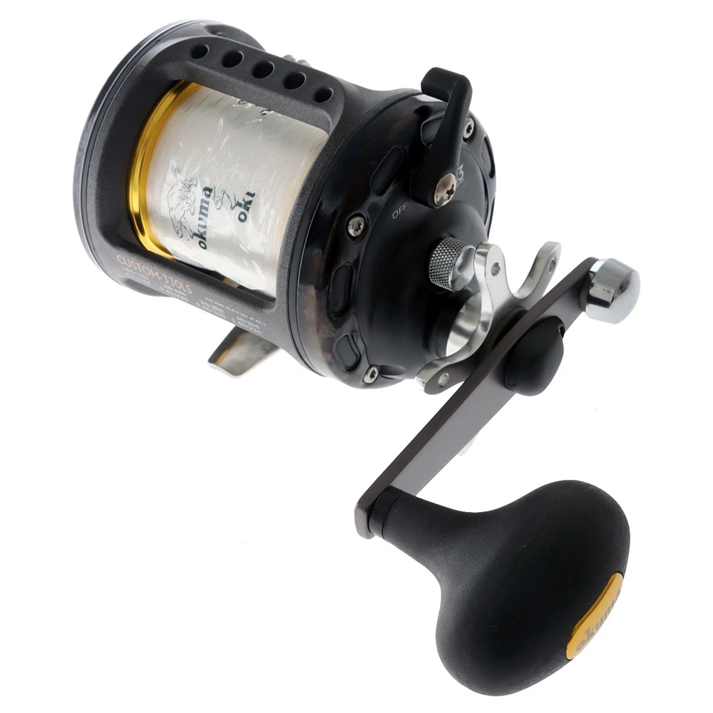 Okuma Custom-330LS Level Wind Boat Reel With 15kg Line - Image 2