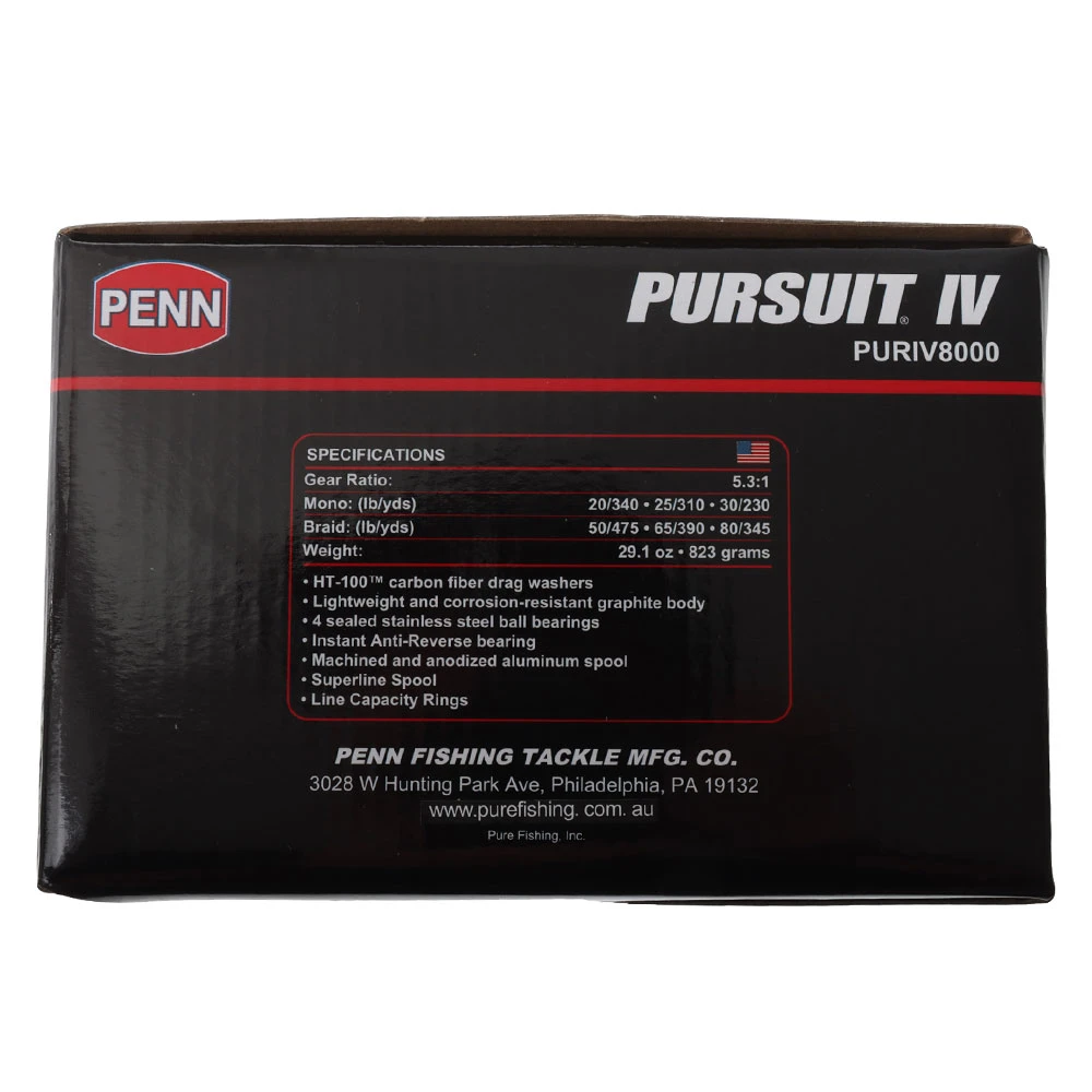 PENN Pursuit IV 8000 Spinning Reel - Image 2