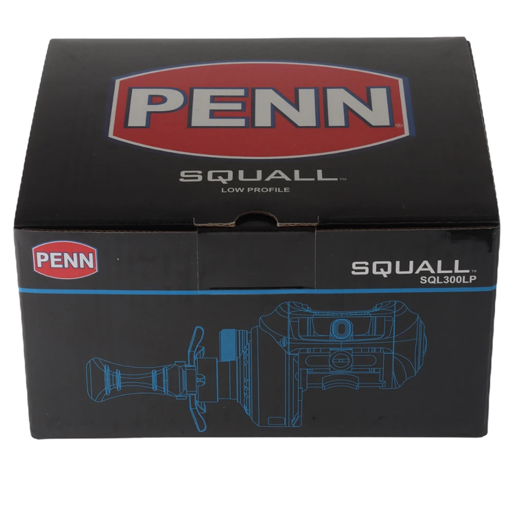 PENN Squall 300 Low Profile Baitcaster Reel