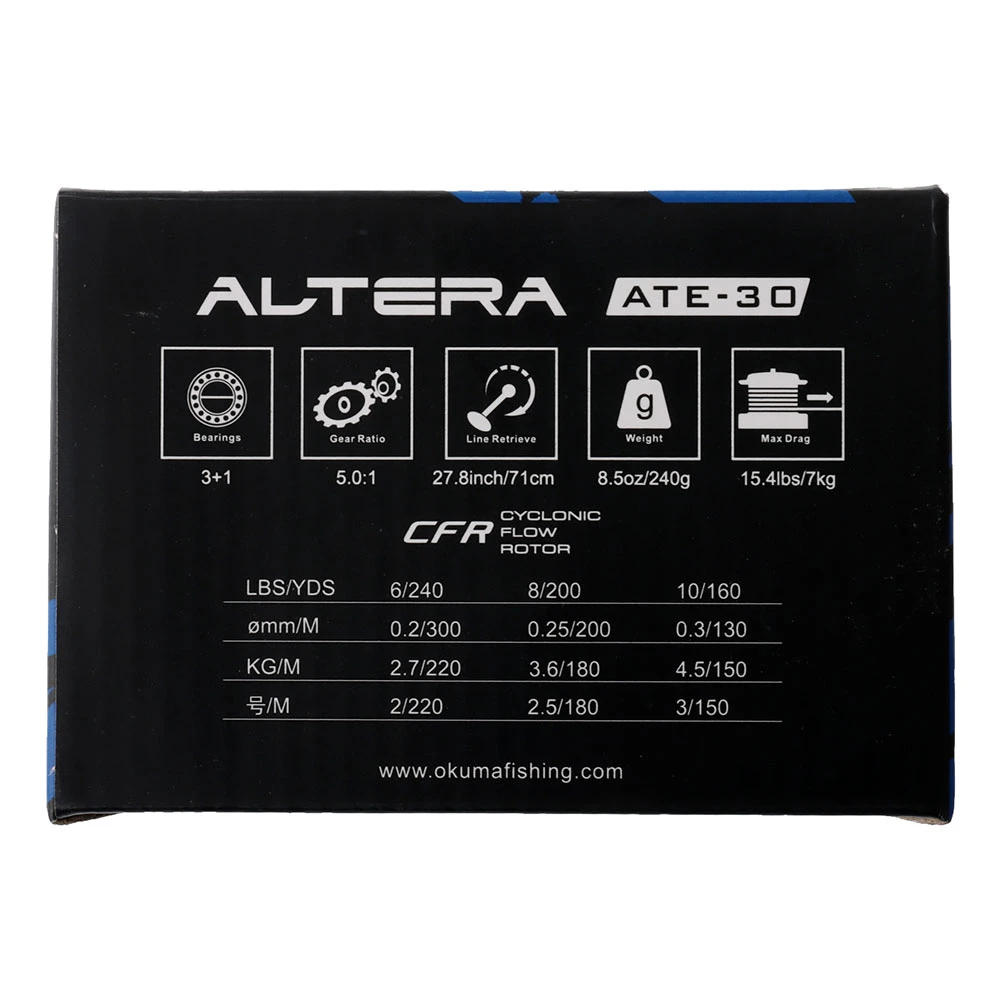 Okuma Altera 30 Spinning Reel With 15lb Braid - Image 2