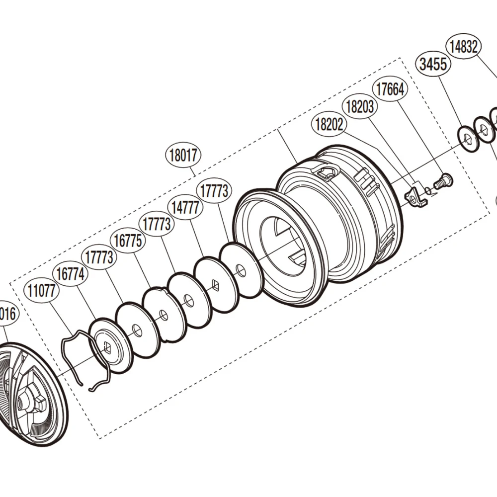 Shimano Spool Assembly For Sahara 2500 FI Reel - Image 2