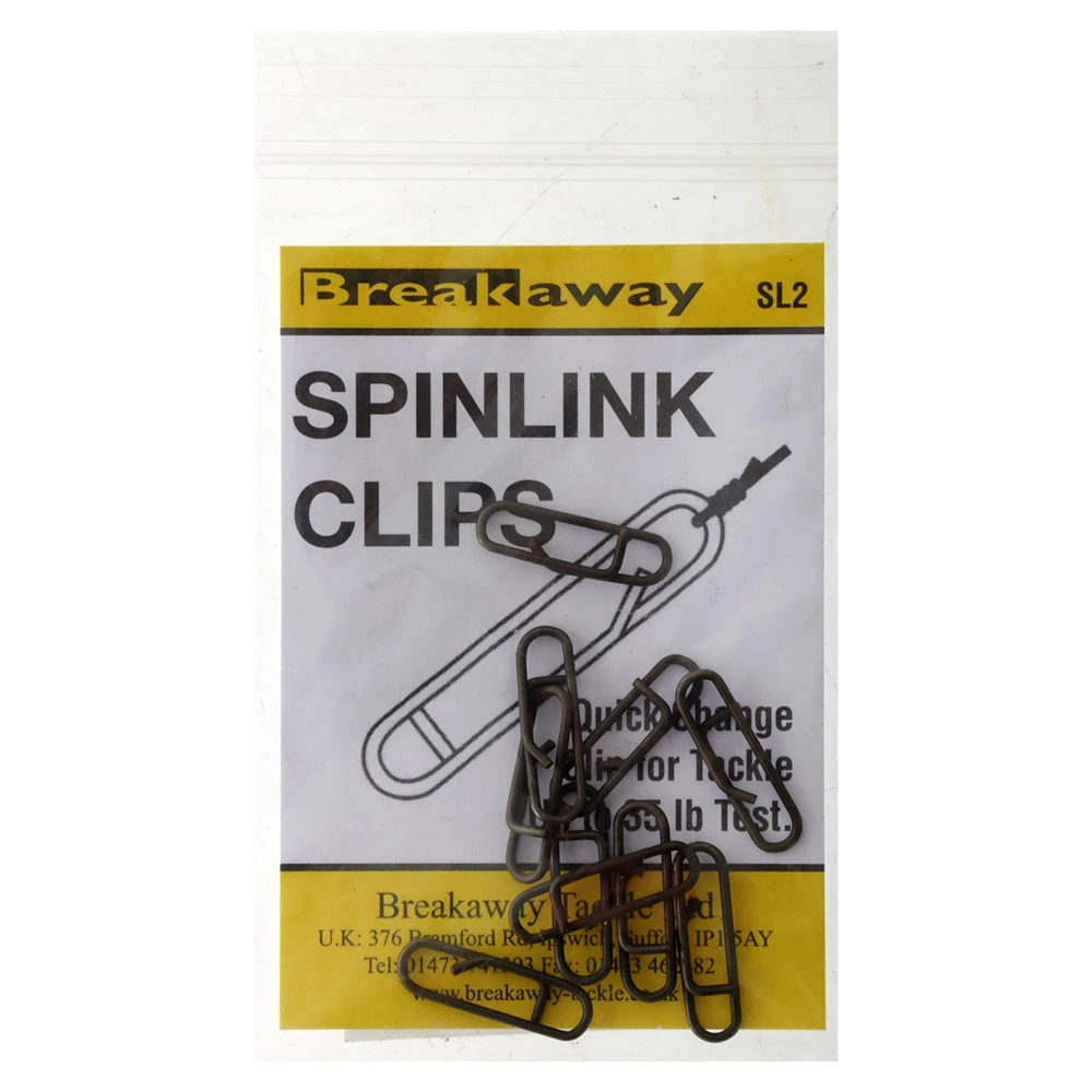 White Label Breakaway Spinlink Quick Change Clip Qty 10