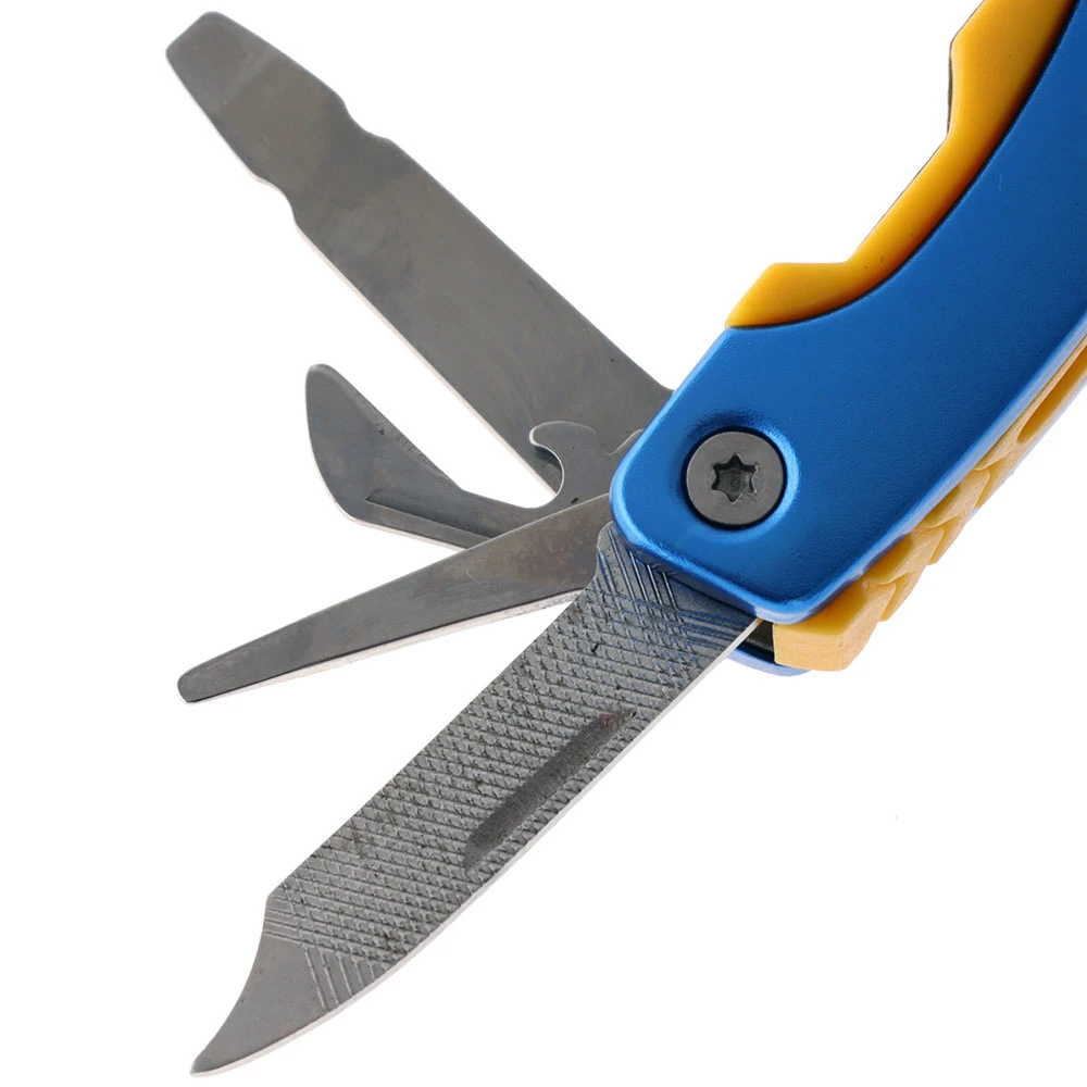 White Label Mini Multi-Tool With Aluminium Handle Blue - Image 2
