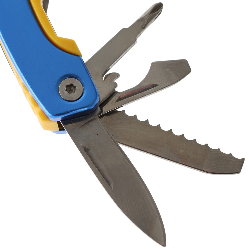 White Label Mini Multi-Tool With Aluminium Handle Blue - Image 3