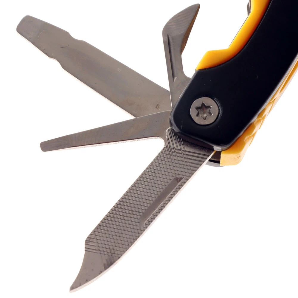 White Label Mini Multi Tool With Aluminium Handle Black - Image 4