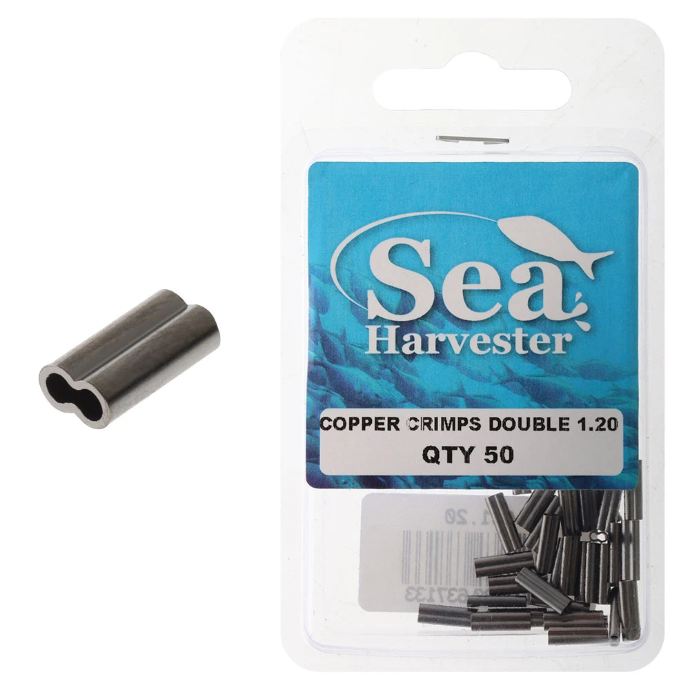 Sea Harvester Double Barrel Copper Crimp Sleeves