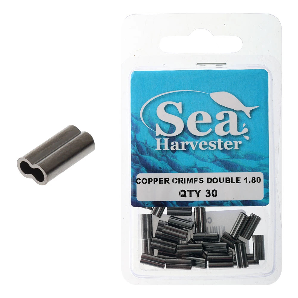 Sea Harvester Double Barrel Copper Crimp Sleeves - Image 3