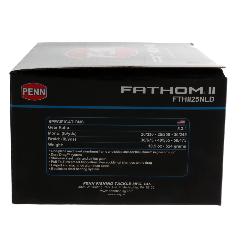 PENN Fathom II 25N Lever Drag Reel - Image 2