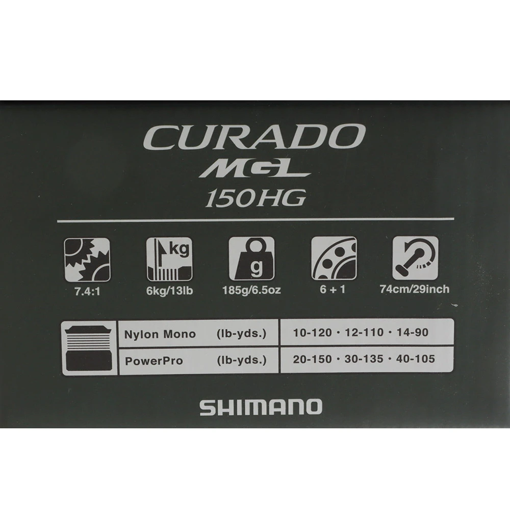 Shimano Curado MGL 150 HG Baitcast Reel - Image 2