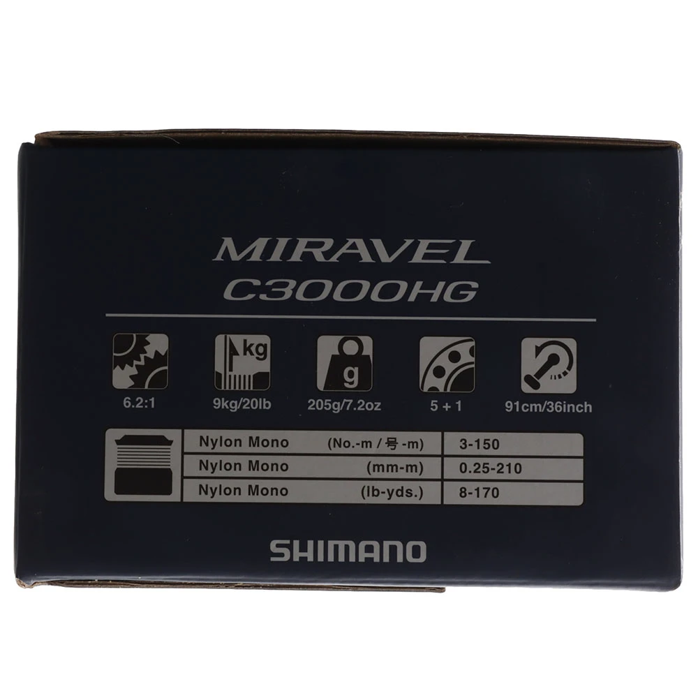 Shimano Miravel C3000 HG Spinning Reel - Image 2