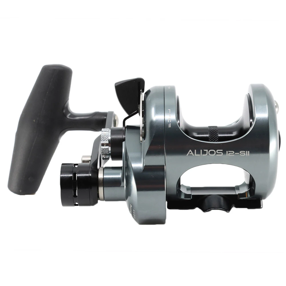 Okuma Alijos 12 Nett 2-Speed Lever Drag OH Boat Reel - Image 7