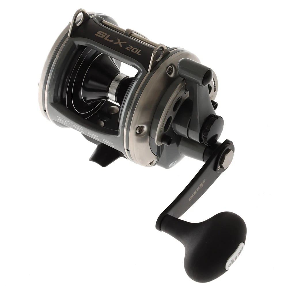Okuma Solterra SLX 20L Level Wind Lever Drag OH Boat Reel - Image 4
