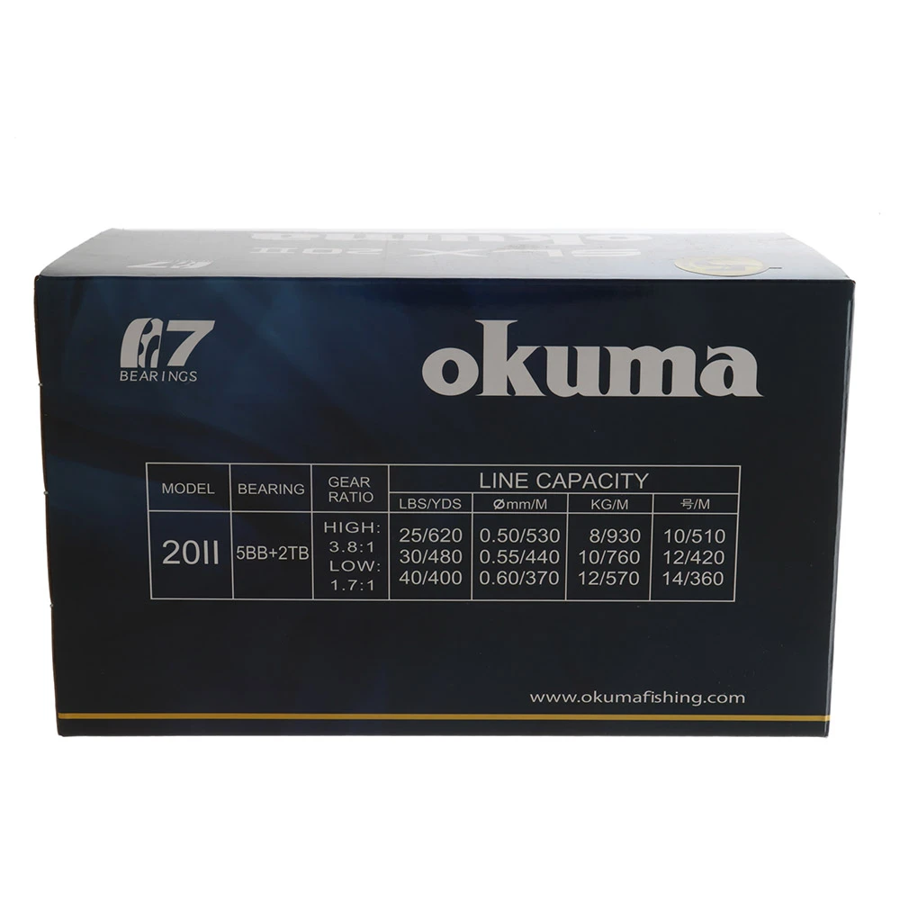 Okuma Solterra SLX 20L 2-Speed Lever Drag OH Boat Reel - Image 2