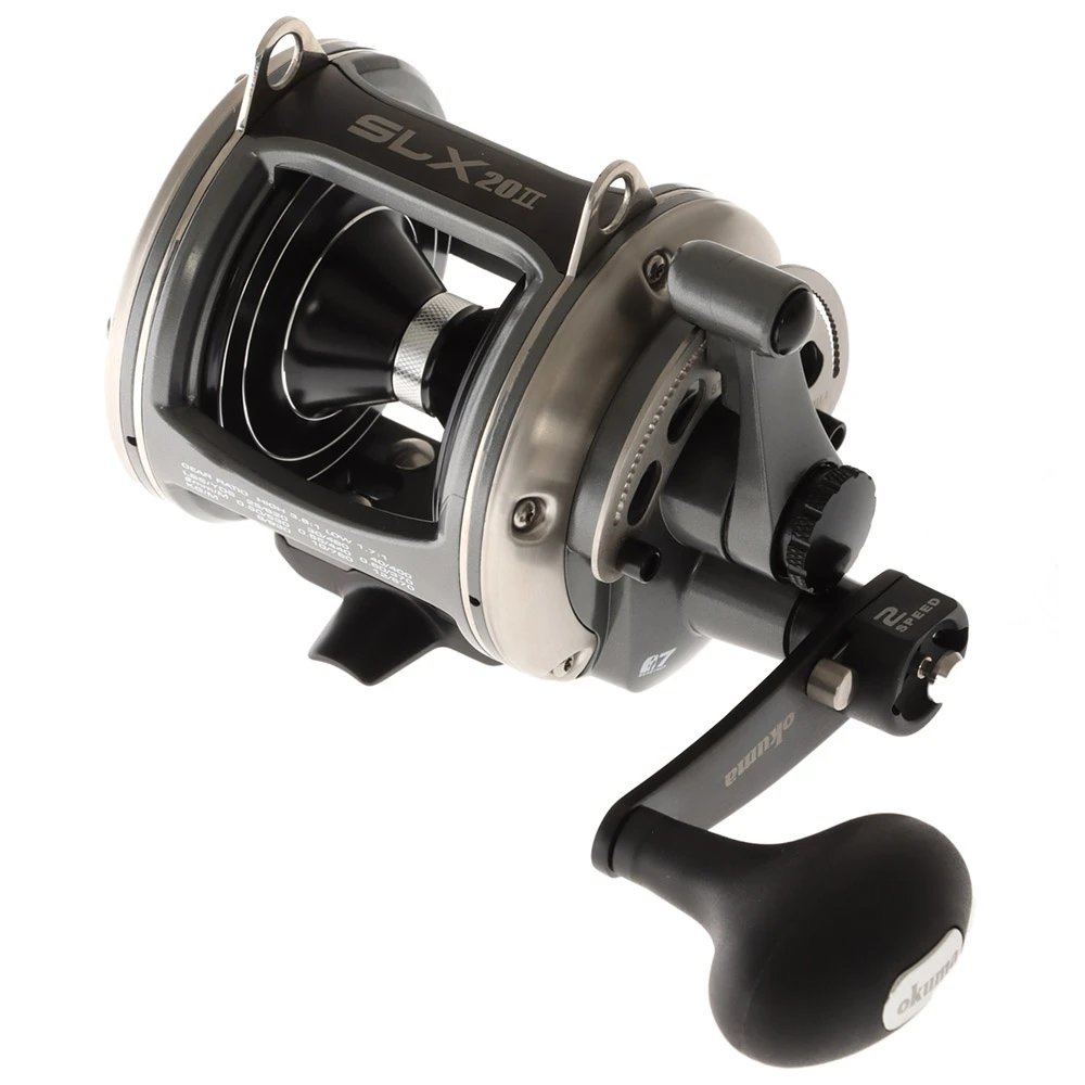 Okuma Solterra SLX 20L 2-Speed Lever Drag OH Boat Reel - Image 4