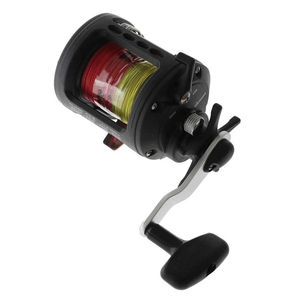 Okuma Classic XT 300L Levelwind Overhead Boat Reel With Leadline On Nylon - Image 2