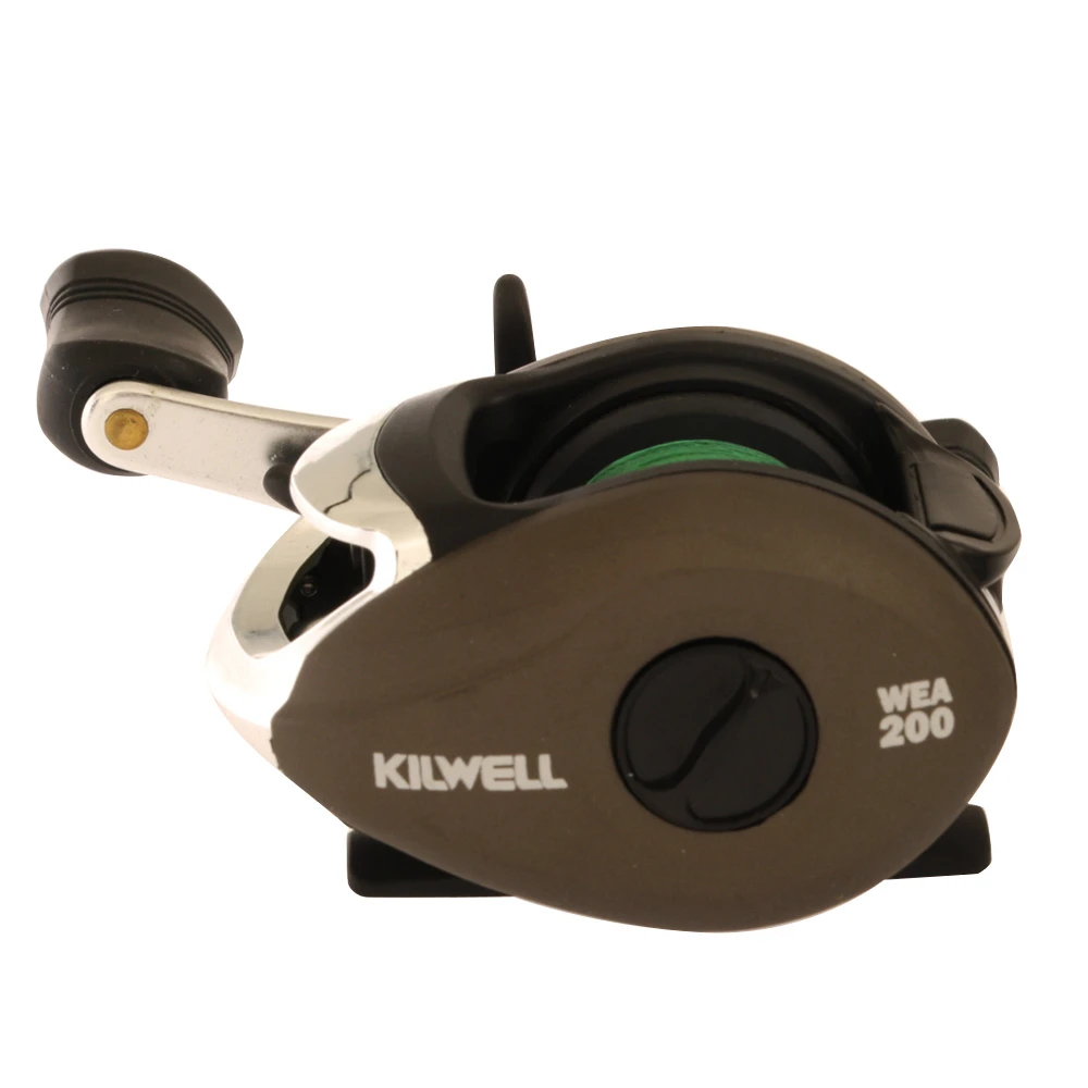 Kilwell WEA200 Baitcaster Reel With Braid - Image 4