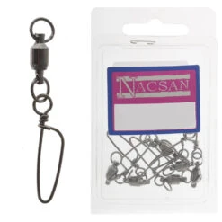 Nacsan Ball Bearing Game Swivel With Coastlock Snap