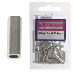 Nacsan Alloy Oval Crimp Sleeves Bulk Pack Qty 100