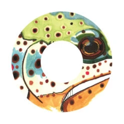 Redington ID 7/8/9 Reel Decal Brown - K.C. Badger