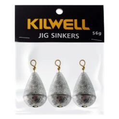 Kilwell Tear Drop Swivel Sinkers Pack 56g Qty 3